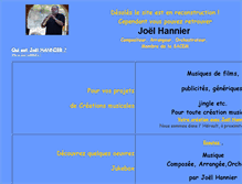 Tablet Screenshot of joelhannier.com